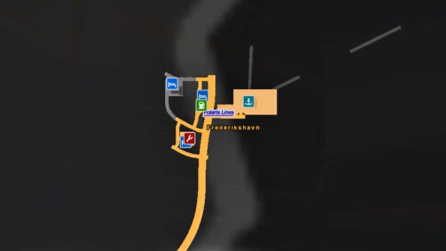 Mapa miasta. - Dania | Miasta w Euro Truck Simulator 2 Skandynawia - Euro Truck Simulator 2: Skandynawia - poradnik do gry