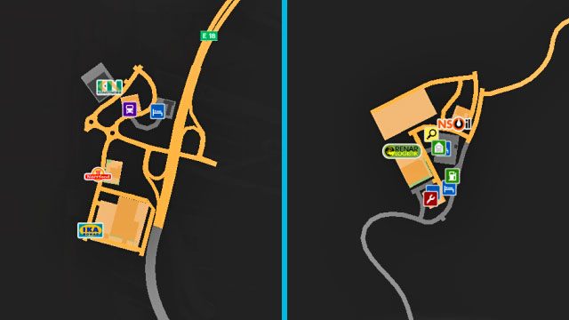 Mapa Oslo. - Norwegia | Miasta w Euro Truck Simulator 2 Skandynawia - Euro Truck Simulator 2: Skandynawia - poradnik do gry