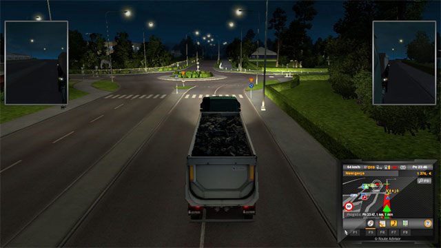 To co je wyróżnia to liczba rond i - jak na Skandynawię - występowanie szerszych ulic - Szwecja (2) | Miasta w Euro Truck Simulator 2 Skandynawia - Euro Truck Simulator 2: Skandynawia - poradnik do gry