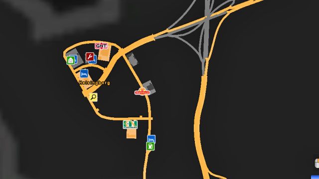 Mapa miasta. - Szwecja (1) | Miasta w Euro Truck Simulator 2 Skandynawia - Euro Truck Simulator 2: Skandynawia - poradnik do gry