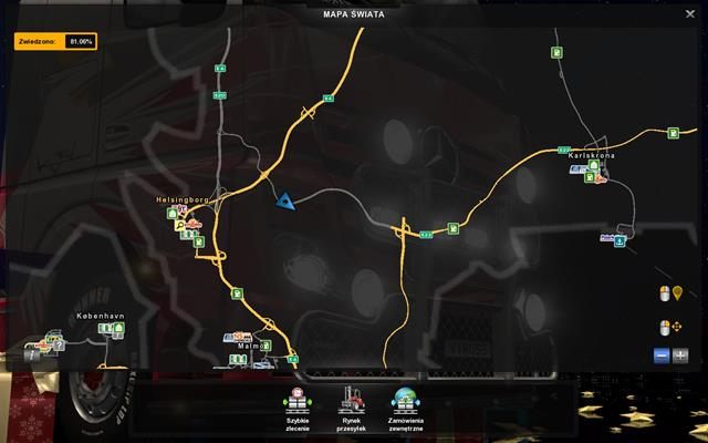 15 - Ukryte drogi i obwodnice | Charakterystyka dróg państw w ETS 2 Skandynawia - Euro Truck Simulator 2: Skandynawia - poradnik do gry