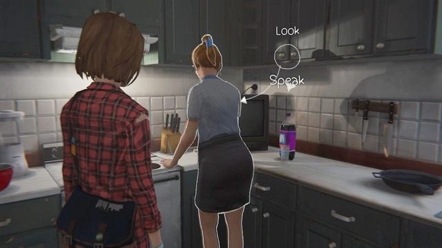 Jak tylko porozglądasz się za ciekawymi rzeczami, podejdź do mamy Chloe i porozmawiaj z nią - Life is Strange: Chaos Theory, Rozdział 3 - solucja, opis przejścia - Life is Strange - poradnik do gry