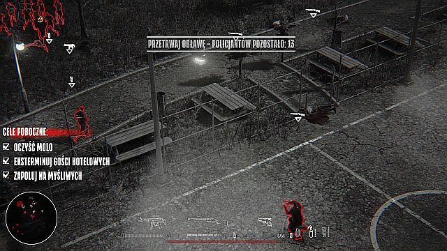 Na koniec misji czeka cię starcie ze sporą grupą policjantów z oddziału SWAT. - Misja 2 - Marina | Opis przejścia Hatred - Hatred - poradnik do gry