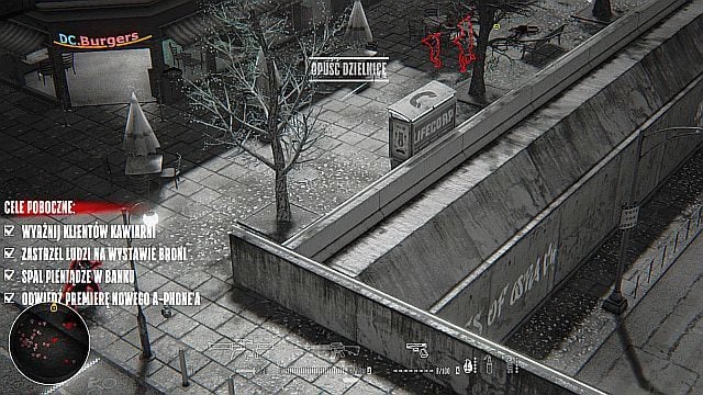 Widok trzech żołnierzy z wyrzutniami rakiet to ostatnie, czego chcesz doświadczyć. - Misja 5 - Centrum Miasta | Opis przejścia Hatred - Hatred - poradnik do gry