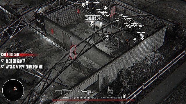 Przy C4 znajduje się istna zbrojownia! - Misja 6 - Baza Wojskowa | Opis przejścia Hatred - Hatred - poradnik do gry
