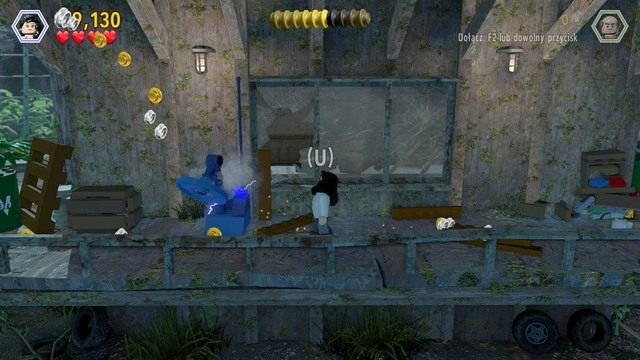 Drugą znajdziesz po zeskoku na drugi budynek - Centrum komunikacyjne | Jurassic Park The Lost World - sekrety (misje) - LEGO Jurassic World - poradnik gry