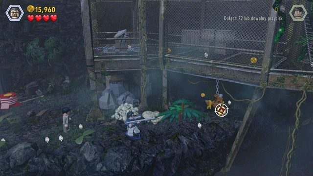 Drugi znajdziesz w momencie używania pompki by pozbyć się pteranodona z drogi - Klatka dla ptaków | Jurassic Park III - sekrety (misje) - LEGO Jurassic World - poradnik gry