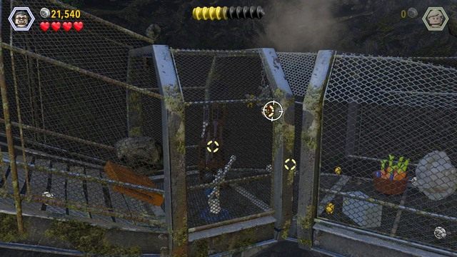 Trzeci znajdziesz całkiem po prawej stronie - Klatka dla ptaków | Jurassic Park III - sekrety (misje) - LEGO Jurassic World - poradnik gry