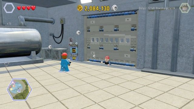 Podejdź do generatora jako Jophery i doładuj energię by otworzyć drzwi - Centrum dla odwiedzających | Jurassic Park - sekrety - LEGO Jurassic World - poradnik gry