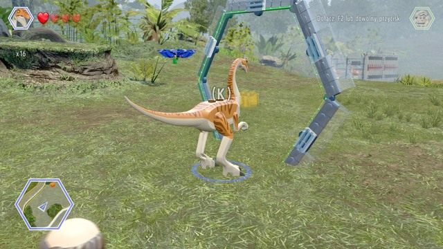Na terytorium znajdziesz bramkę startową wyścigu - Terytorium Gallimima | Jurassic Park - sekrety - LEGO Jurassic World - poradnik gry