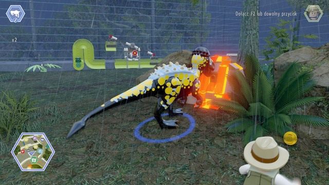 Drugie jajo znajdziesz również po prawej stronie - Terytorium mięsożerców | Jurassic Park - sekrety - LEGO Jurassic World - poradnik gry