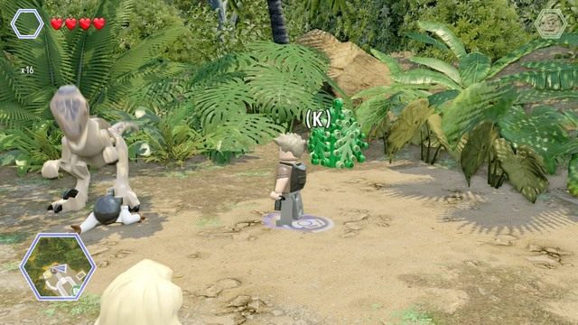 Podejdź do miejsca obok kontenera jako Billy i wykonaj zdjęcie raptorowi żeby go przegonić - Terytorium raptorów | Jurassic Park - sekrety - LEGO Jurassic World - poradnik gry