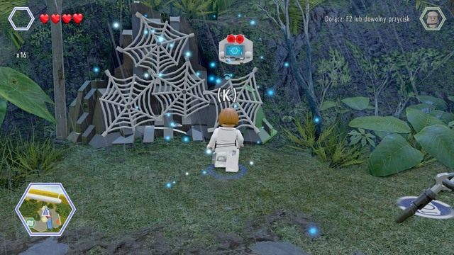 Podejdź jako Claire by złapać sygnał i zhakuj go - Trasa wschodniego doku | Jurassic Park - sekrety - LEGO Jurassic World - poradnik gry