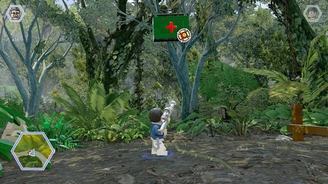Drugi z nich znajduje się w pojemniku - Cienisty zagajnik | Jurassic World - sekrety - LEGO Jurassic World - poradnik gry