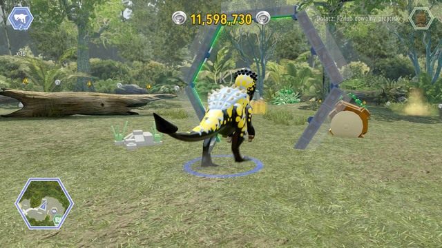 Ukończ wyścig używając dinozaura by uzyskać złoty klocek - Równiny safari | Jurassic World - sekrety - LEGO Jurassic World - poradnik gry