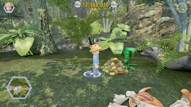 Sprawdź odchody dinozaura i dowiedz się jakich rzeczy potrzeba by go wyleczyć - Równiny safari | Jurassic World - sekrety - LEGO Jurassic World - poradnik gry