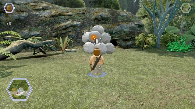 Drugi przedmiot znajdziesz za głazami - Równiny safari | Jurassic World - sekrety - LEGO Jurassic World - poradnik gry