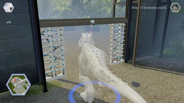Korzystając z kamuflażu Indominusa, dostań się do zagrody - Terytorium Indominusa | Jurassic World - sekrety - LEGO Jurassic World - poradnik gry