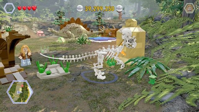 Jako Pachycefalozaur zniszcz widoczny na obrazku obiekt i obroń się przed nacierającymi przeciwnikami - Terytorium Stegozaura | Jurassic Park The Lost World - sekrety - LEGO Jurassic World - poradnik gry
