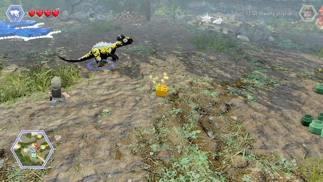 Przerwij atak ze strony najeźdźców by zdobyć pierwszy złoty klocek - Terytorium Spinozaura | Jurassic Park III - sekrety - LEGO Jurassic World - poradnik gry