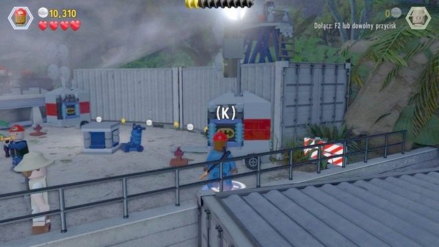 Podejdź do generatora i zastartuj go postacią Jopherego - Prolog | Jurasic Park - opis przejścia - LEGO Jurassic World - poradnik gry