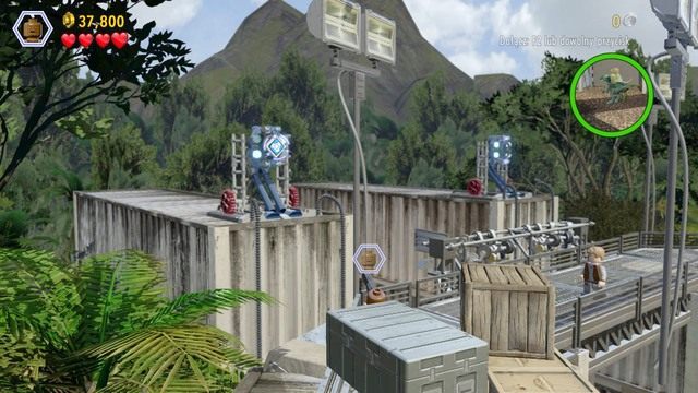 Po wykonaniu zadania, wywołaj koło zmiany postaci i zacznij kontrolować Barryego - Witamy w Świecie Jurajskim | Jurassic World - opis przejścia - LEGO Jurassic World - poradnik gry