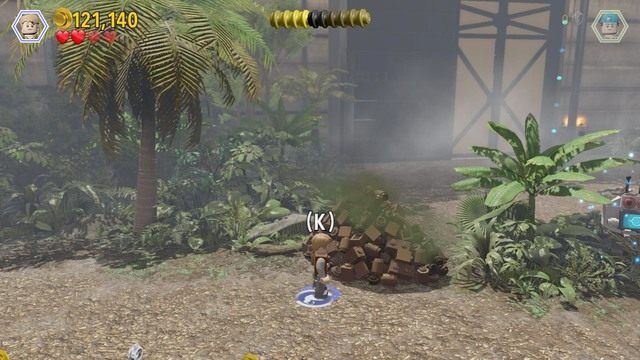 Po przejściu do dalszej części lokacji, zacznij kontrolować Ellisa by przywrócić zasilanie generatora - Witamy w Świecie Jurajskim | Jurassic World - opis przejścia - LEGO Jurassic World - poradnik gry