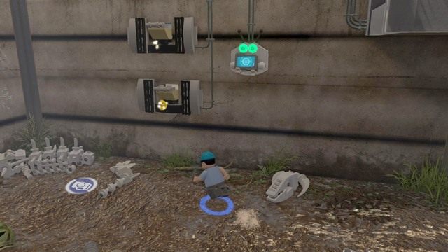 Zmień postać na Nicka i dostań się na prawą stronę wybiegu - Witamy w Świecie Jurajskim | Jurassic World - opis przejścia - LEGO Jurassic World - poradnik gry