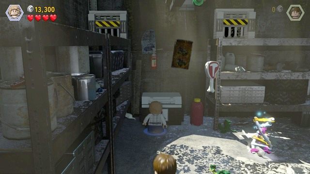 Obok dinozaura znajdziesz zamrażarkę a z klocków - Na wolności | Jurassic World - opis przejścia - LEGO Jurassic World - poradnik gry