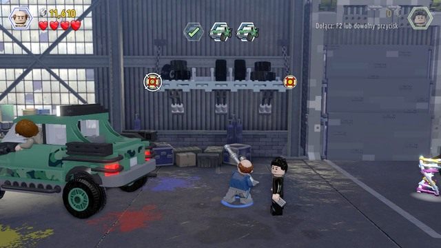 Kolejny samochód do naprawy nie będzie posiadał kół - Isla Sorna | Jurassic Park The Lost World - opis przejścia - LEGO Jurassic World - poradnik gry