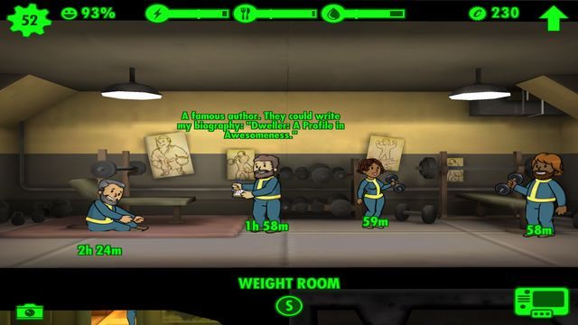 Podniesienie umiejętności na stałe jest możliwe tylko poprzez ukończenie treningu. - Mieszkańcy | Podstawy rozgrywki w Fallout Shelter - Fallout Shelter - poradnik do gry