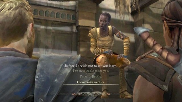 Po odepchnięciu lub uderzeniu bestii, udaj się za Beskhą - Rozdział 4 | Epizod 5 - A Nest of Vipers | Game of Thrones - Game of Thrones - A Telltale Games Series - poradnik do gry