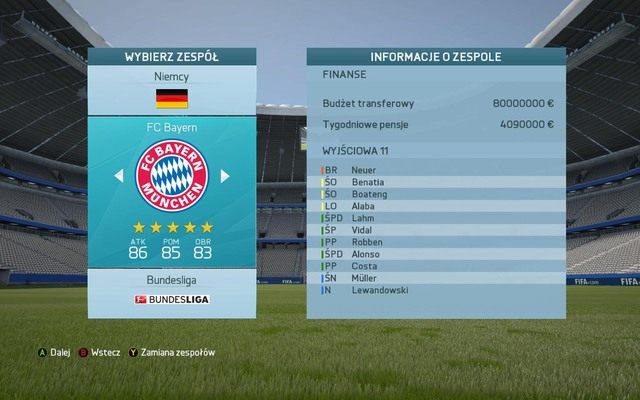 Jednym z najważniejszych kroków jest rzecz jasna wybór klubu, którym pokierujemy przynajmniej na przestrzeni najbliższych miesięcy - wybór mamy dość spory, włącznie z rodzimą Ekstraklasą - Rozpoczynamy rozgrywkę! | Kariera menedżerska w FIFA 16 - FIFA 16 - poradnik do gry