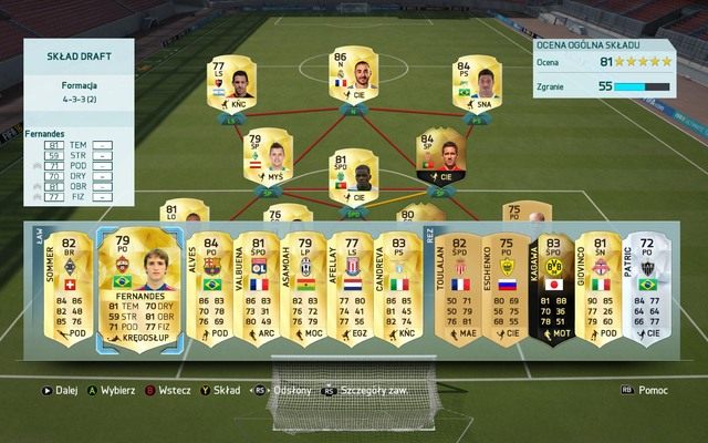 FUT Draft to nowy, bardzo ciekawy tryb rozgrywki, w którym wybieramy wyjściową jedenastkę z dowolnych graczy, wystawiając ją do walki w różnorodnych turniejach, za które możemy zgarnąć naprawdę przyzwoite nagrody - FUT DRAFT | FIFA Ultimate Team w FIFA 16 - FIFA 16 - poradnik do gry