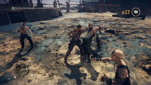 Utrzymanie furii pozwoli na zadawanie mocniejszych uderzeń i szybkie powalanie przeciwników. - Sprawiedliwa praca | Opis przejścia Mad Max - Mad Max - poradnik do gry
