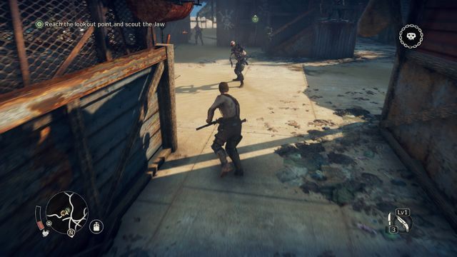 Wykonaj unik, a następnie zaatakuj w odsłonięte plecy tarczownika. - Ku szaleństwu | Opis przejścia Mad Max - Mad Max - poradnik do gry