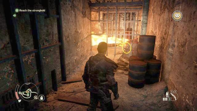 Przekręć pokrętło w dwóch miejscach, aby odblokować przejście. - Kłęby dymu | Opis przejścia Mad Max - Mad Max - poradnik do gry