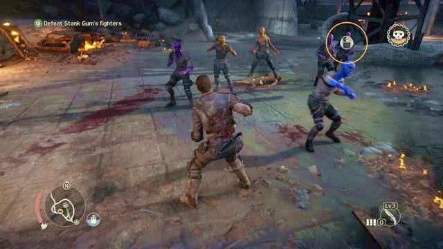 Ostatnia walka w tej misji - pamiętaj o parowaniu i kontratakach. - Kłęby dymu | Opis przejścia Mad Max - Mad Max - poradnik do gry