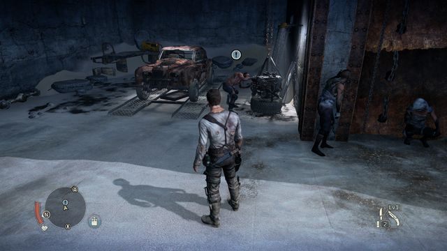 Niebieska ikona symbolizuje możliwość wykonania misji opcjonalnej. - Dinki - Di | Misje na Pustkowiach Mad Max - Mad Max - poradnik do gry