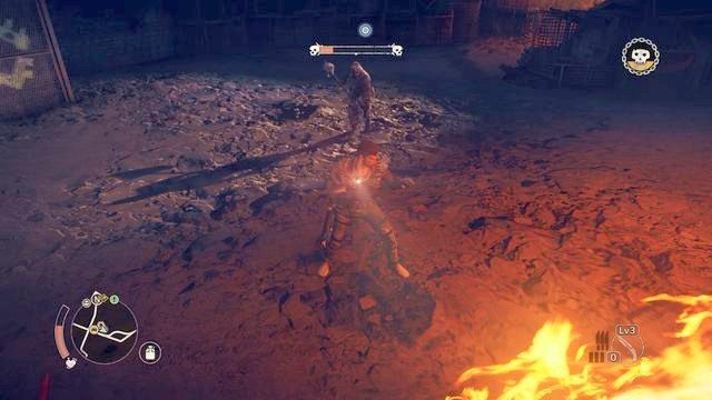 Ustaw się tak, aby przeciwnik po wykonaniu szarży lądował w płomieniach. - Wiatr zmian | Misje na Pustkowiach Mad Max - Mad Max - poradnik do gry