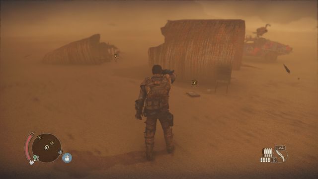 #22 - jedno z Miejsc poszukiwań (punkt 1 - Strzępki historii - Terytorium, którym włada Krwistobrody | Przedmioty kolekcjonerskie - Mad Max - poradnik do gry