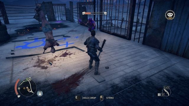 Upuszczoną przez przeciwników broń wykorzystaj przeciwko bossowi. - Kolos w Mad Max | Terytorium, którym włada Jeet - mapy - Mad Max - poradnik do gry