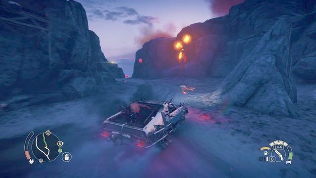 Drogi do obozu pilnuje kilka wieżyczek i snajperów. - Cuchnące Wzgórza w Mad Max | Terytorium, którym włada Krwistobrody - mapy - Mad Max - poradnik do gry