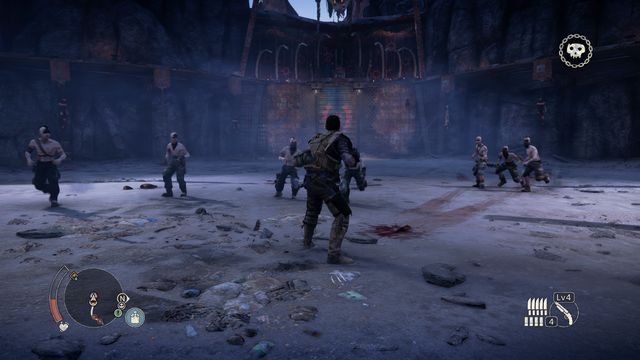 Kolejne fale przeciwnikó będą nadchodzić z obu stron obozu. - Cadavanaugh w Mad Max | Terytorium, którym włada Krwistobrody - mapy - Mad Max - poradnik do gry