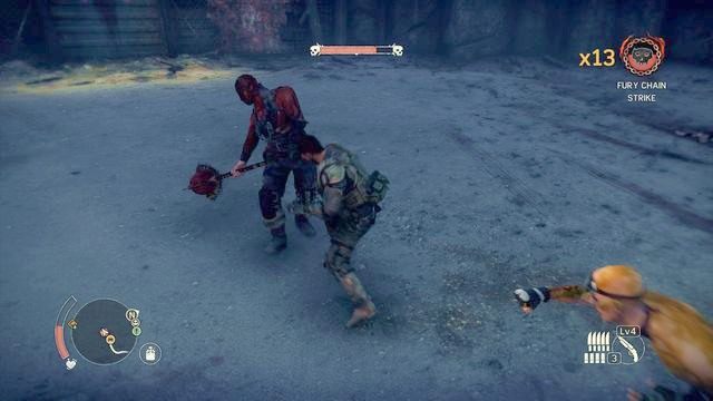 Po naładowani furii od razu atakuj bossa. - Cadavanaugh w Mad Max | Terytorium, którym włada Krwistobrody - mapy - Mad Max - poradnik do gry