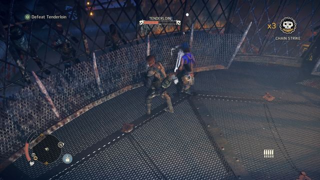 Blok i kontra pozwolą na chwilowe ogłuszenie Grzałki. - Nieśmiertelny wróg | Opis przejścia Mad Max - Mad Max - poradnik do gry