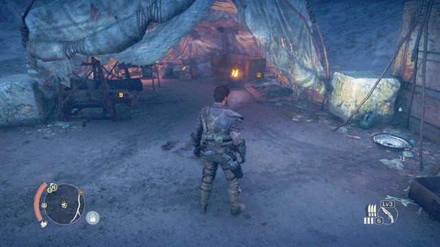 #26 - jedno z Miejsc poszukiwań (punkt 1 - Strzępki historii - Terytorium, którym włada Jeet | Przedmioty kolekcjonerskie - Mad Max - poradnik do gry