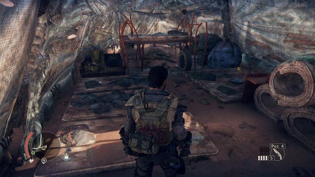 #13 - jedno z Miejsc poszukiwań (punkt 1 - Strzępki historii - Terytorium, którym włada Spojówka | Przedmioty kolekcjonerskie - Mad Max - poradnik do gry