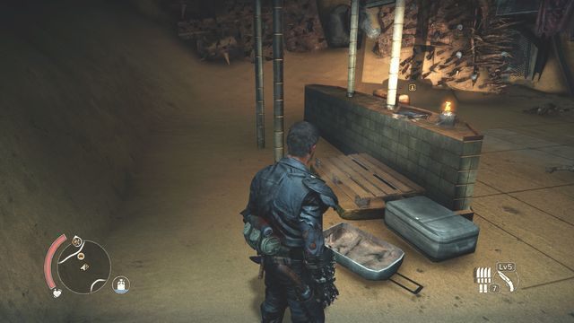 #8 - jedno z Miejsc poszukiwań (punkt 1 - Strzępki historii - Region Wydm | Przedmioty kolekcjonerskie w Mad Max - Mad Max - poradnik do gry