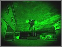 Stąd łatwo jest wyeliminować przeciwników z budki zlokalizowanej na lewo od wieży - Misja 03 - Barren Garden | Suma Wszystkich Strachów - Suma Wszystkich Strachów - poradnik do gry